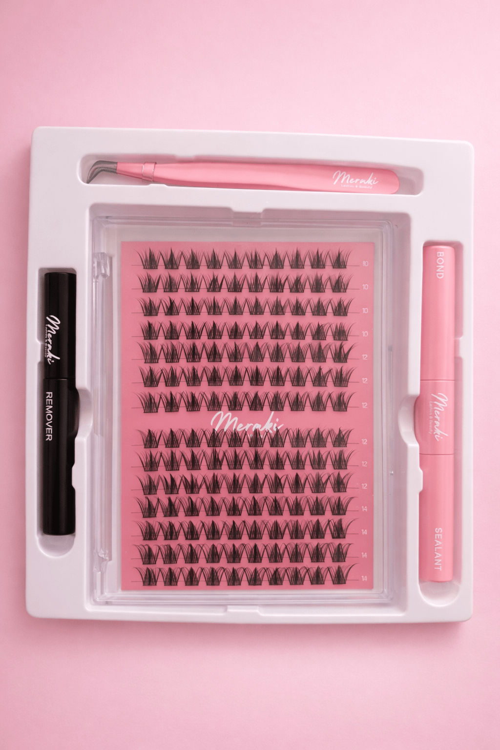 DIY Lash Extensions Australia – Meraki Mega Kit (145 Segments) - Meraki Lashes and Beauty