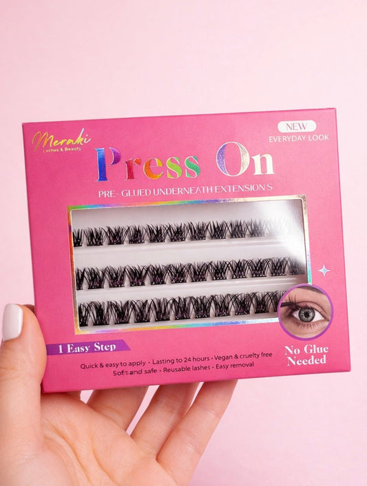 DIY Pre Glued - Press On - Full Volume - Meraki Lashes and Beauty