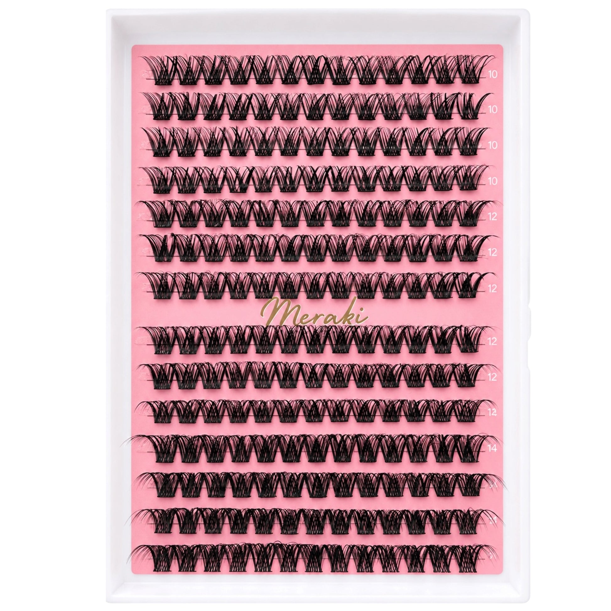 Brontë - DIY Mega Tray 10 - 14mm Mixed Tray Only - Meraki Lashes and Beauty