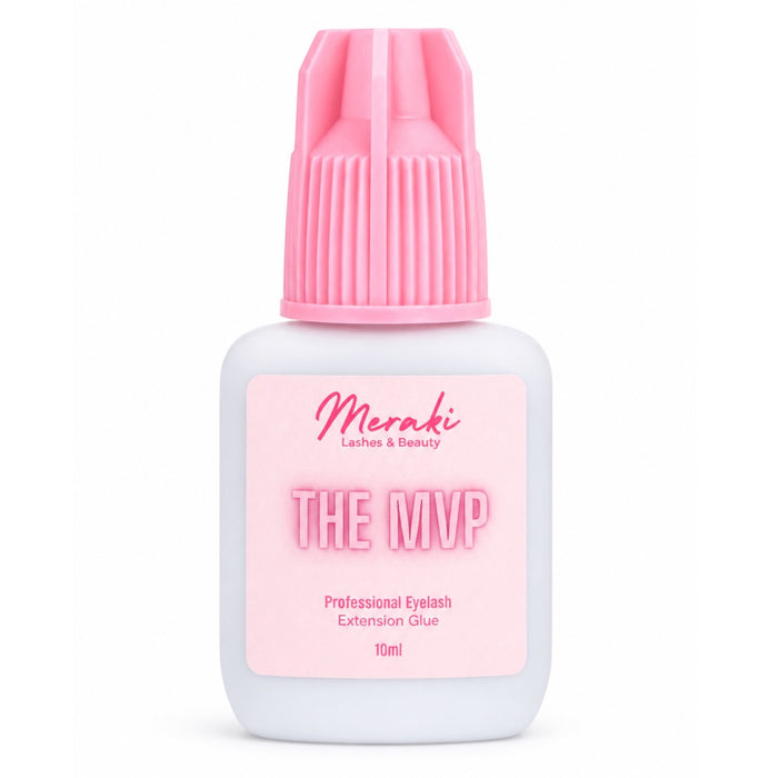 MVP Lash Adhesive - Best - Selling Pro Glue | 7 - Week Retention, 1 - 2s Dry Time | 10ml - Meraki Lashes and Beauty