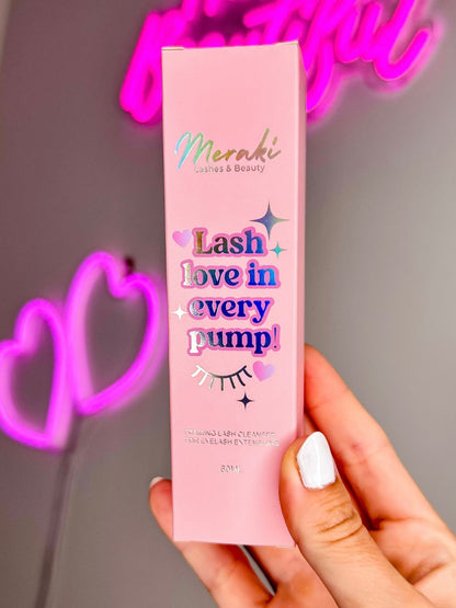 Meraki Lash Cleanser | Oil - Free Foaming Lash Shampoo - Meraki Lashes and Beauty