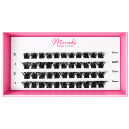 Cali — DIY Lash Clusters (Refill Tray, 10–14mm Mix) - Meraki Lashes and Beauty