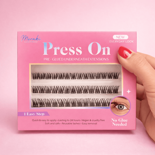 DIY Pre Glued - Press On - Light Volume - Meraki Lashes and Beauty