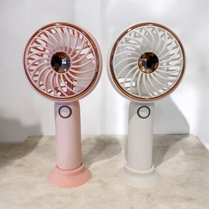 Handheld Fan USB & LED Light