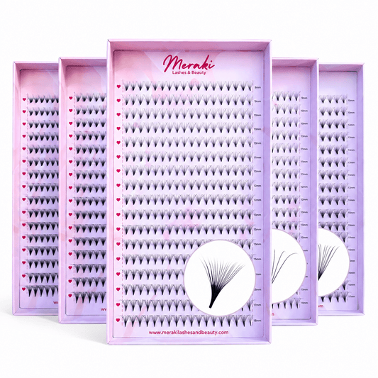 Pointy Stem Premade Fan Collection - Meraki Lashes and Beauty