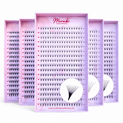 Pointy Stem Premade Fan Collection - Meraki Lashes and Beauty