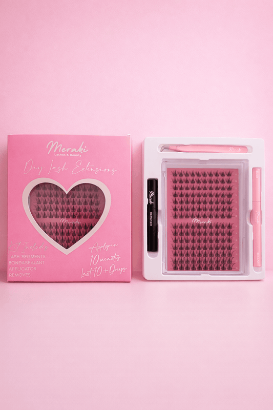 DIY Lash Extensions Australia – Meraki Mega Kit (145 Segments) - Meraki Lashes and Beauty
