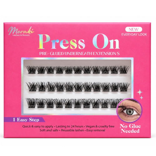 DIY Pre Glued - Press On- Cali. Includes Tweezer