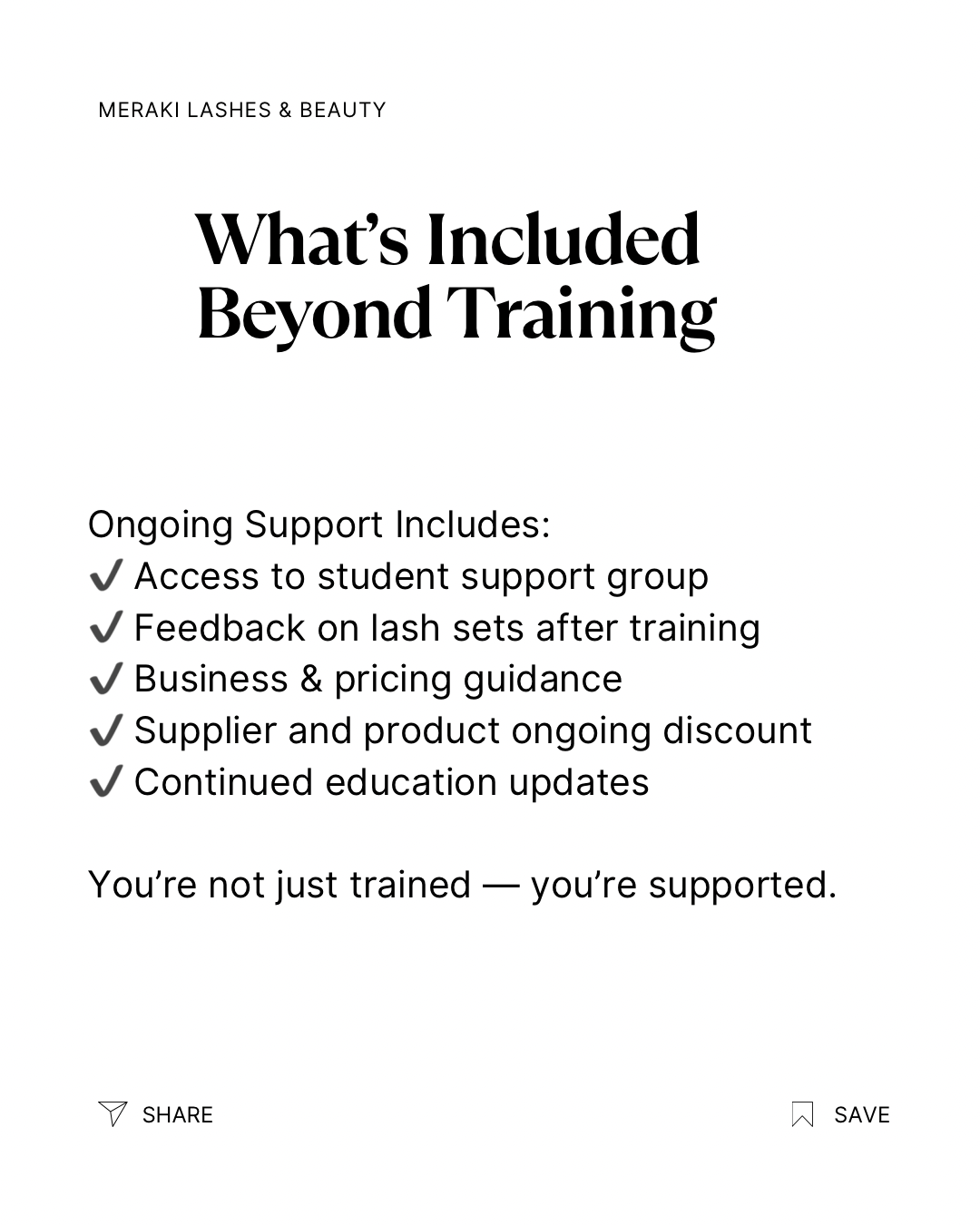 3 - Day Sunshine Coast - Lash Extension Course - 2026 - Meraki Lashes and Beauty