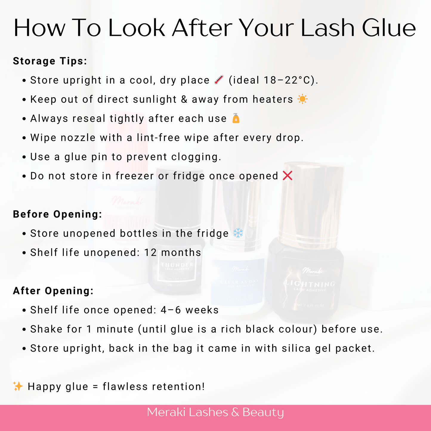 Glue Try Them All Bundle - Meraki Lashes and Beauty