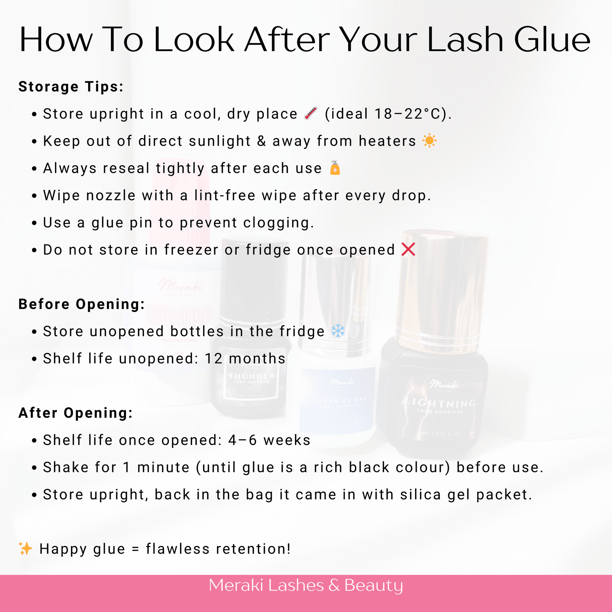 Glue Try Them All Bundle - Meraki Lashes and Beauty