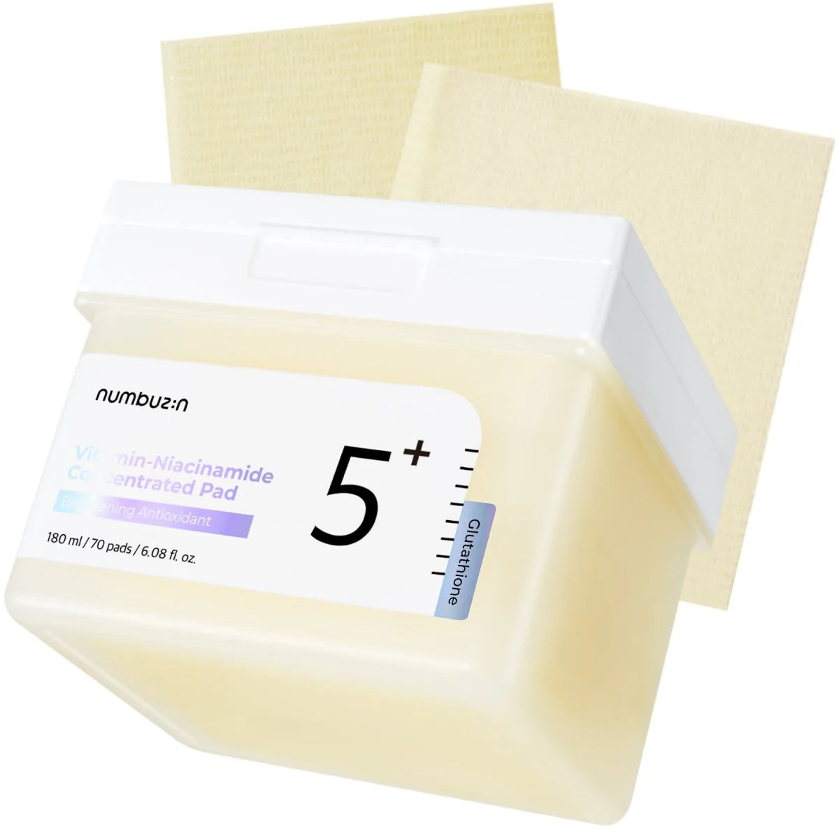 Numbuzin No.5 Vitamin-Niacinamide Concentrated Pads - Brighten, Hydrate & Even Out Skin Tone