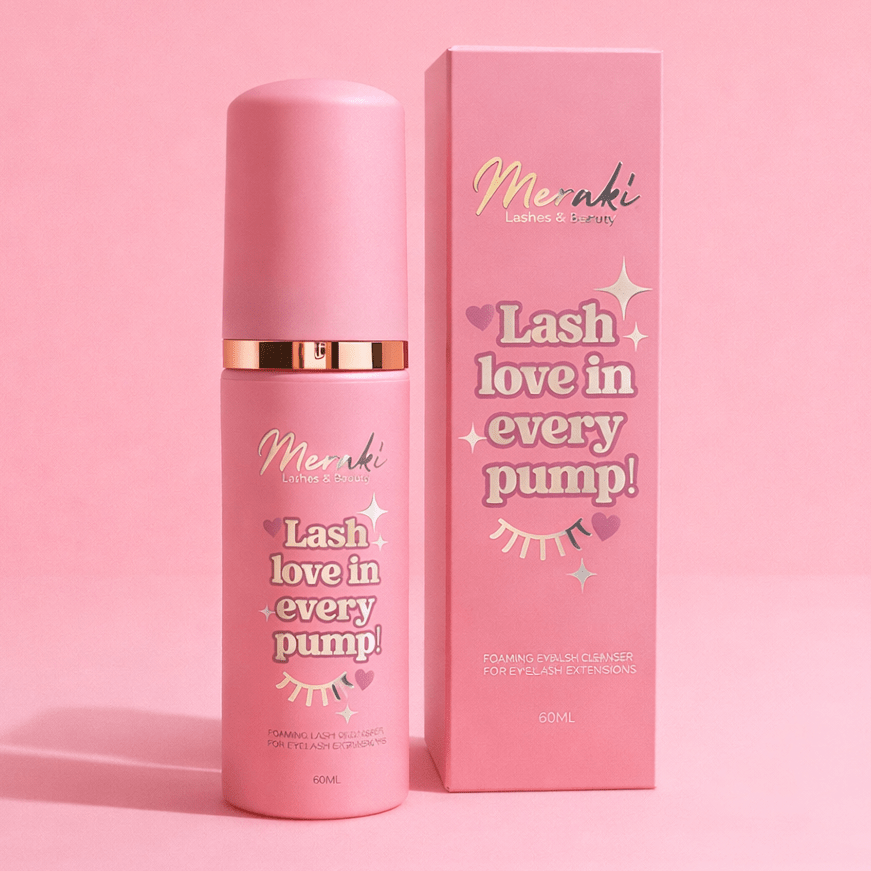 Lash Cleanser - Oil - Free Foaming Lash Shampoo - Meraki Lashes and Beauty