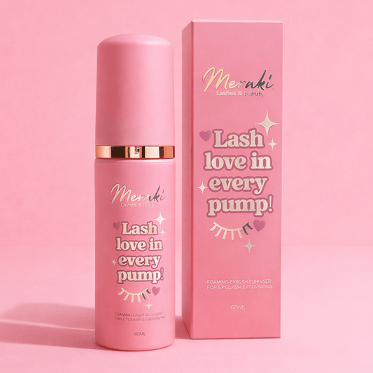 Lash Cleanser - Oil - Free Foaming Lash Shampoo - Meraki Lashes and Beauty