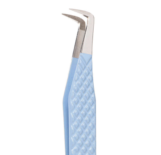 Baby Blue Thick Boot Fibre Tip Tweezer