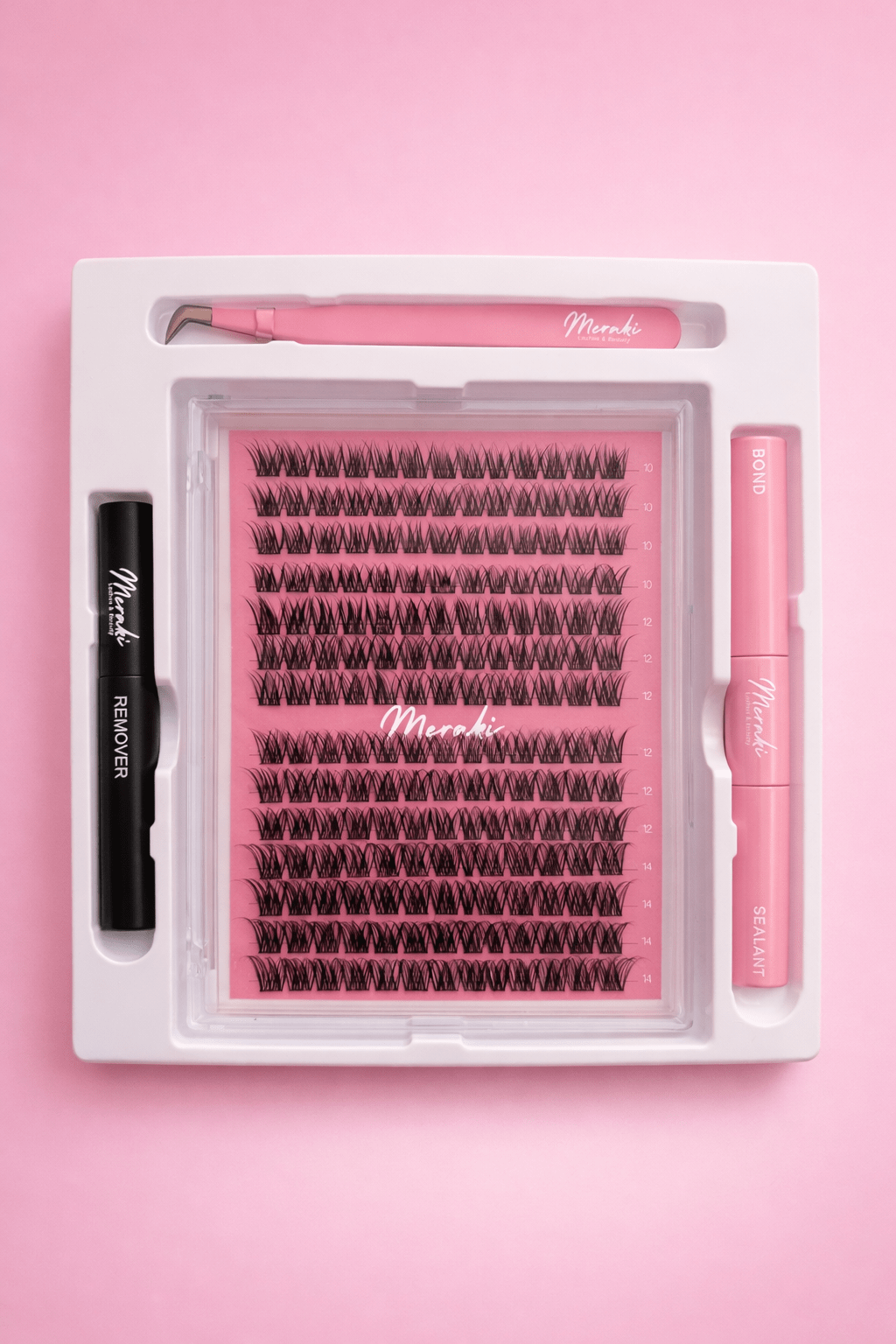 DIY Lash Extensions Australia – Meraki Mega Kit (145 Segments) - Meraki Lashes and Beauty