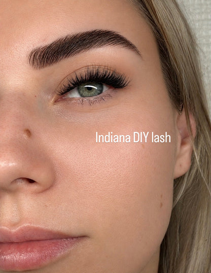 Press-On | Deluxe Kit | 300 Pre-Glued Lash Clusters | Up to 30 Full Sets - Meraki Lashes and Beauty