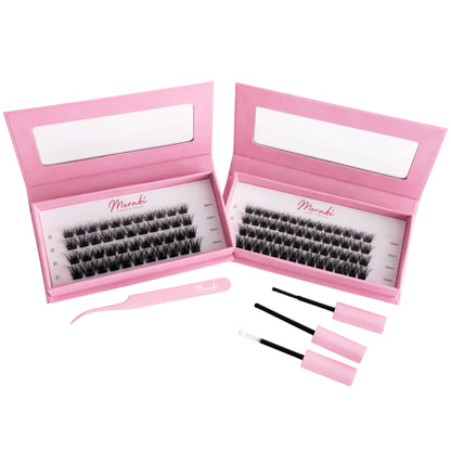 The Signature Kit - 2 Trays (96 Lash Clusters) Mixed & Match - Meraki Lashes and Beauty