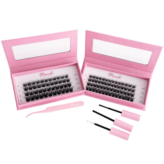 The Signature Kit - 2 Trays (96 Lash Clusters) Mixed & Match - Meraki Lashes and Beauty