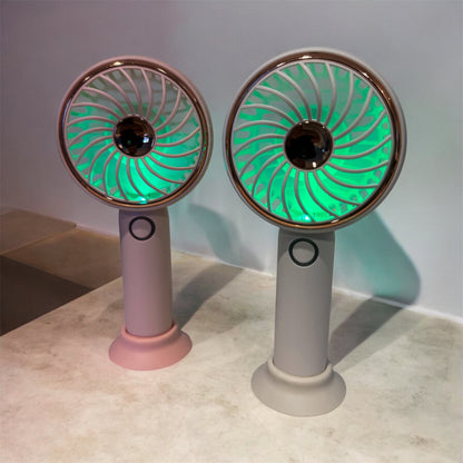 Handheld Fan USB & LED Light