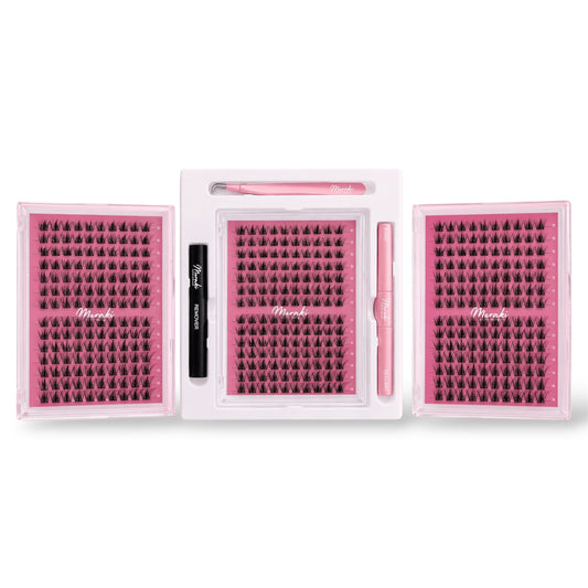 The Ultimate Kit - 3 Mega Tray (435 Lash Clusters) Mix & Match - Meraki Lashes and Beauty