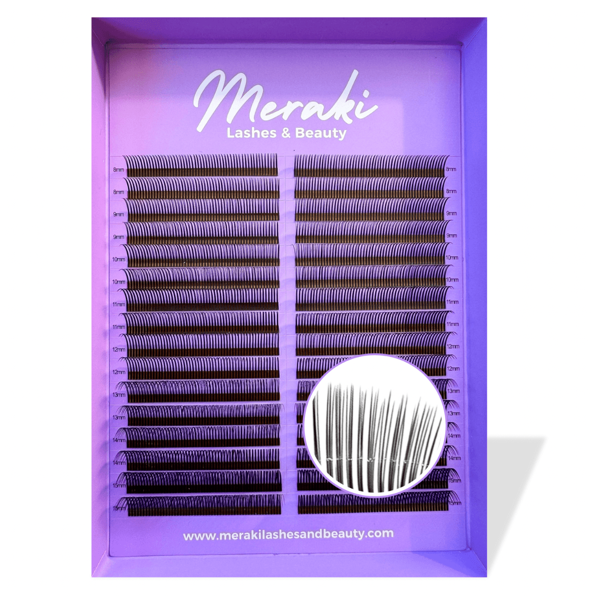 Angel Closed Premade Fans | Meraki - Meraki Lashes and Beauty