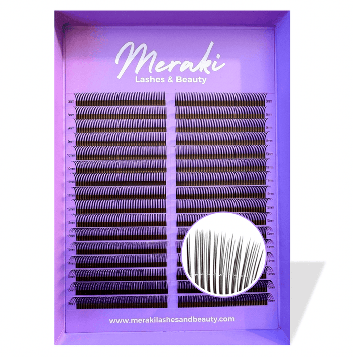 Angel Closed Premade Fans | Meraki - Meraki Lashes and Beauty