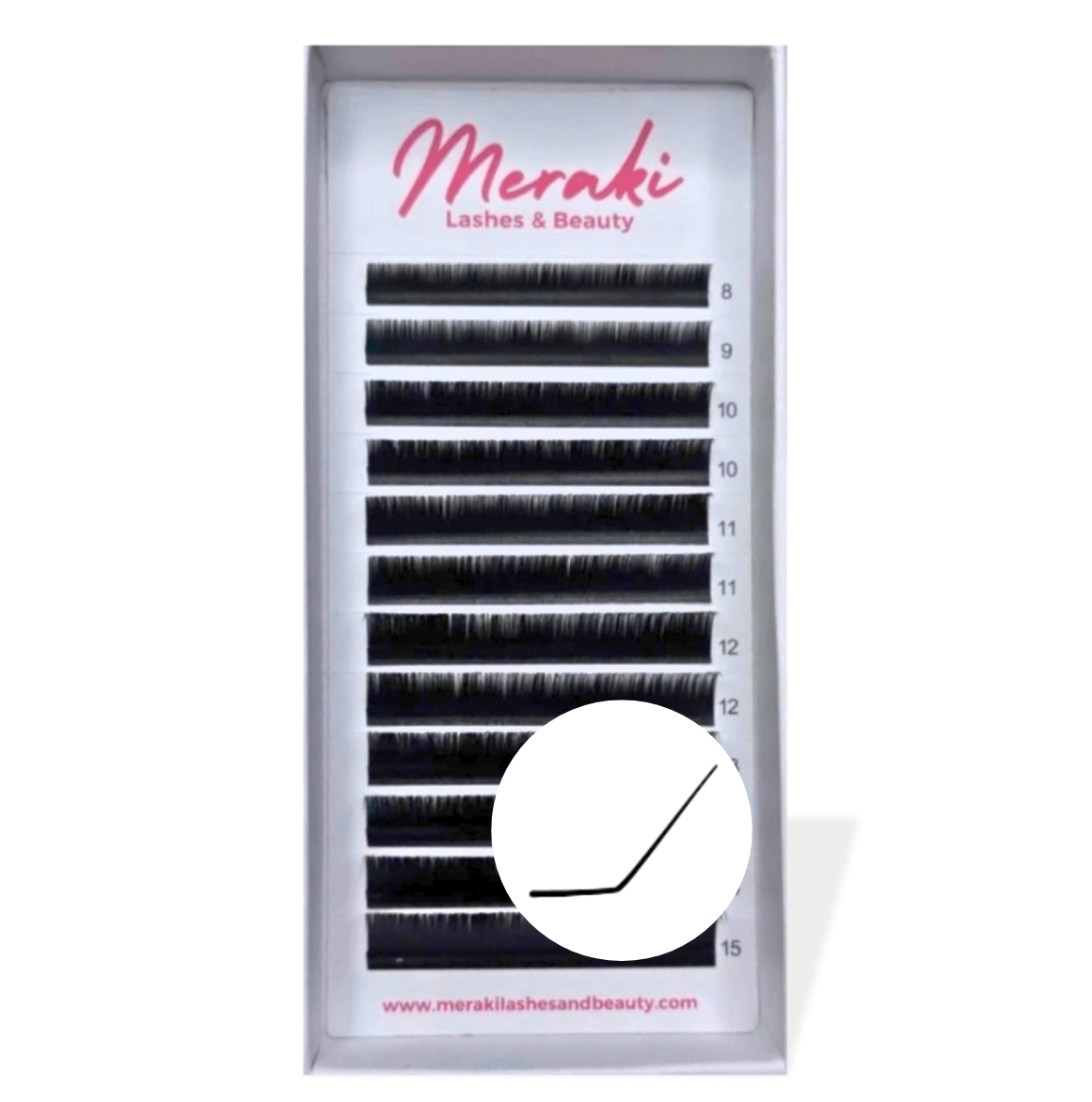 L Curl Lash Collection - 0.05 Volume & Premade Fans | Meraki - Meraki Lashes and Beauty