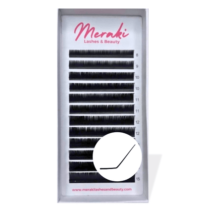 L Curl Lash Collection - 0.05 Volume & Premade Fans | Meraki - Meraki Lashes and Beauty