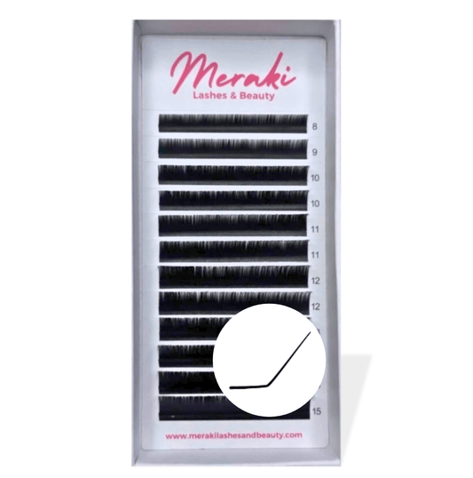 L Curl Lash Collection - 0.05 Volume & Premade Fans | Meraki - Meraki Lashes and Beauty