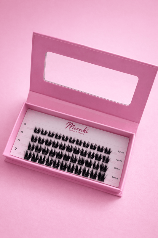Natarsha — Wispy Volume DIY Lash Clusters (Refill Tray, 10–14mm Mix) - Meraki Lashes and Beauty