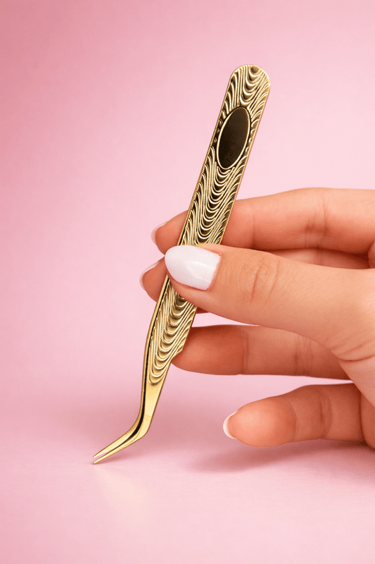 Gold Butterfly Tweezer - Meraki Lashes and Beauty