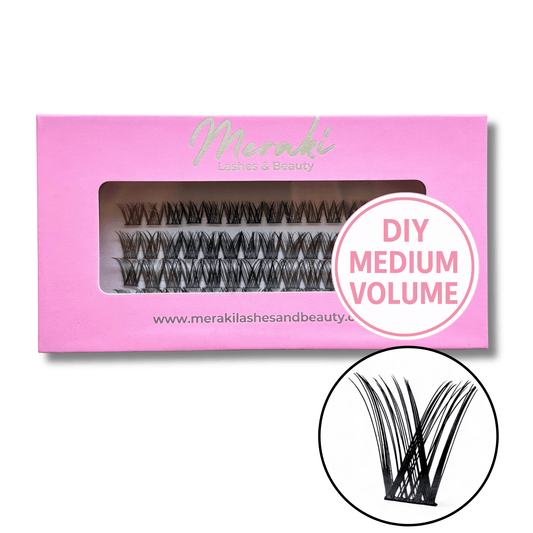 DIY Lash Extensions Australia - Medium Volume Style - Meraki Lashes and Beauty