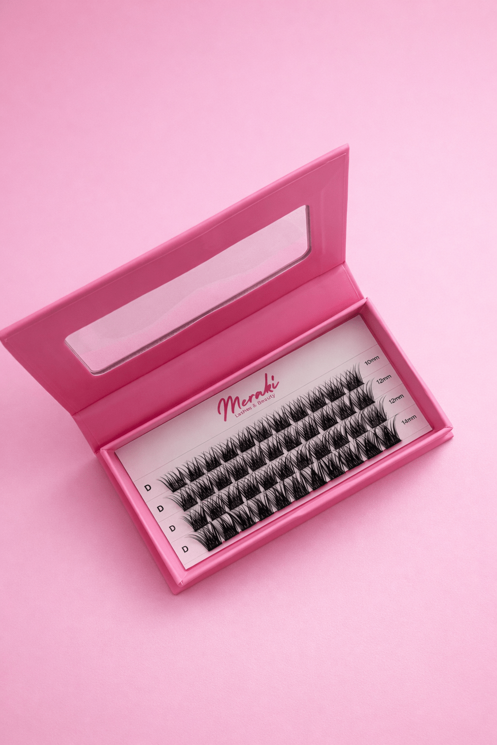 Brooke — Light Volume DIY Lash Clusters (Refill Tray, 10–14mm Mix) - Meraki Lashes and Beauty