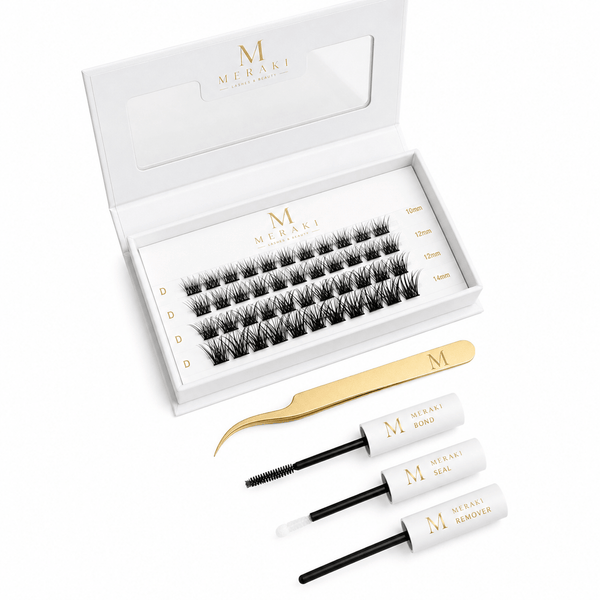 Classic Press On Kit |50 Lash Clusters |Up to 5 Full Sets