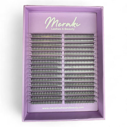 Anime Tower Lashes – 0.03 D Curl Lash Extensions (9–16mm Mixed Tray) - Meraki Lashes and Beauty