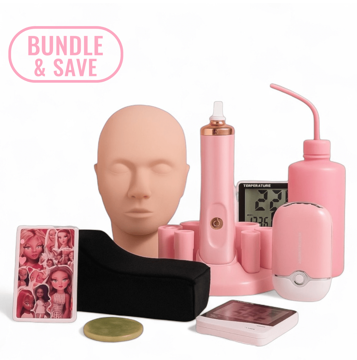 Lash Accessories - Mirror, Fan, Pillow & More | Meraki - Meraki Lashes and Beauty