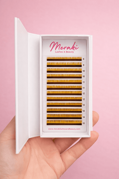 Volume - Blonde - 0.05 - Meraki Lashes and Beauty