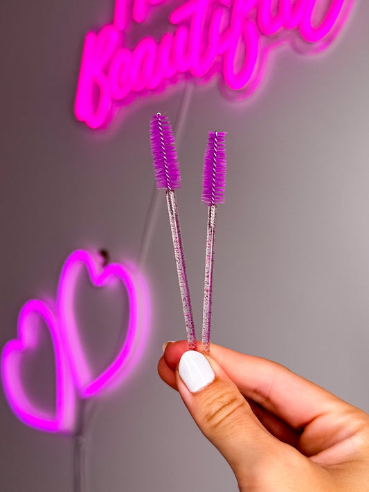 Purple Lash Spoolies 50 Pack - Meraki Lashes and Beauty