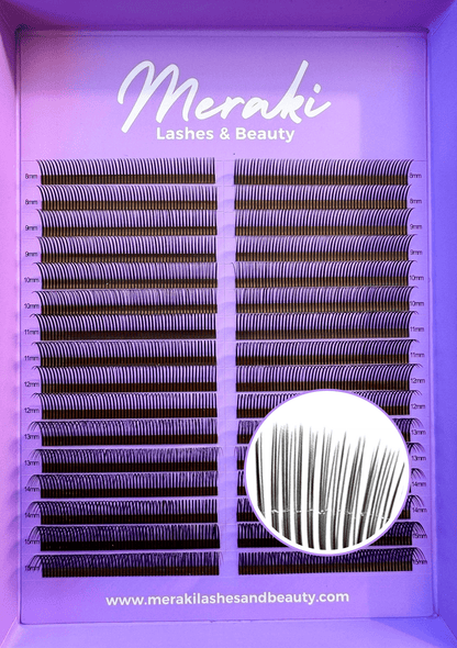 Angel Closed Premade Fans | Meraki - Meraki Lashes and Beauty