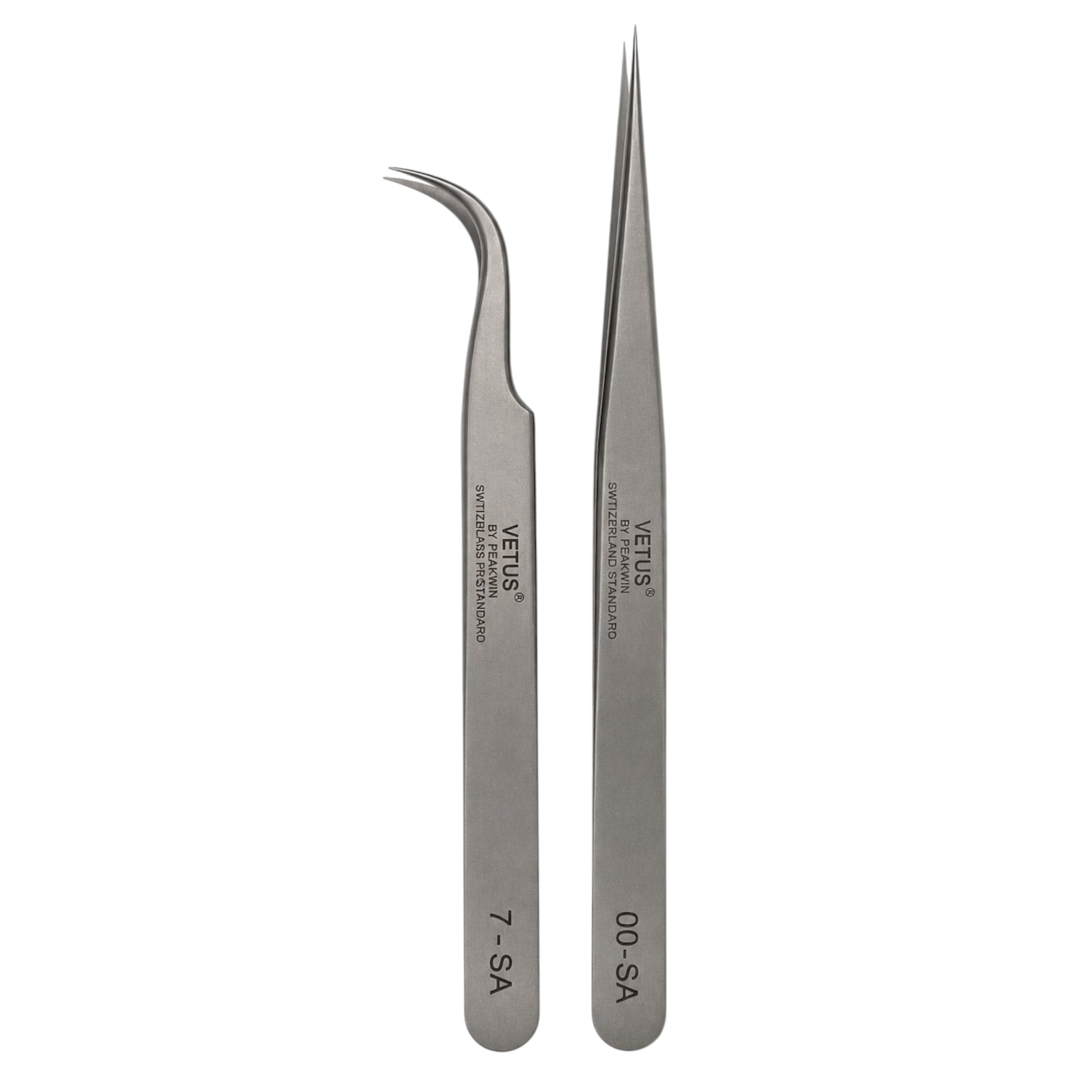 Vetus Silver Tweezers Collection - Meraki Lashes and Beauty