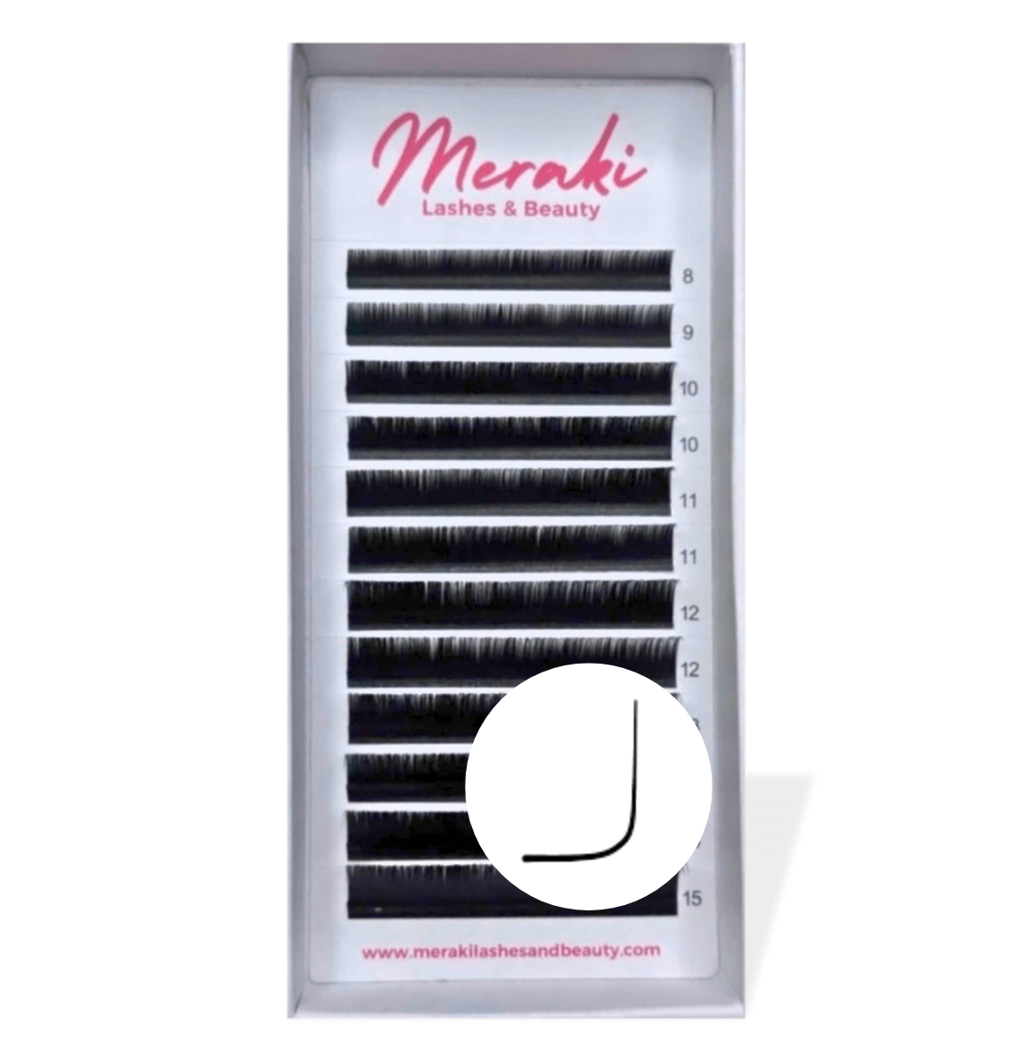 M Curl Lash Collection - 0.05 Volume & Premade Fans | Meraki - Meraki Lashes and Beauty