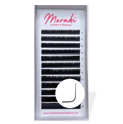 M Curl Lash Collection - 0.05 Volume & Premade Fans | Meraki - Meraki Lashes and Beauty
