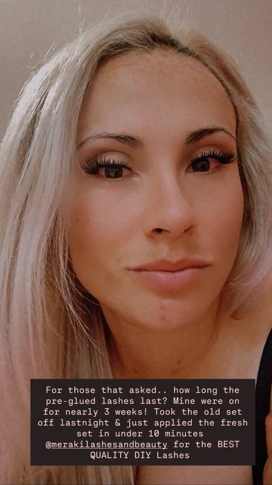 DIY Pre Glued - Press On - Medium Volume - Meraki Lashes and Beauty