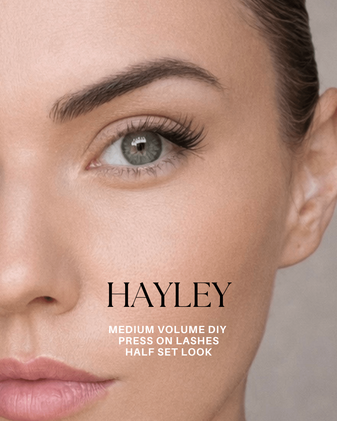 DIY Pre Glued - Press On - Hayley Medium Volume - Meraki Lashes and Beauty