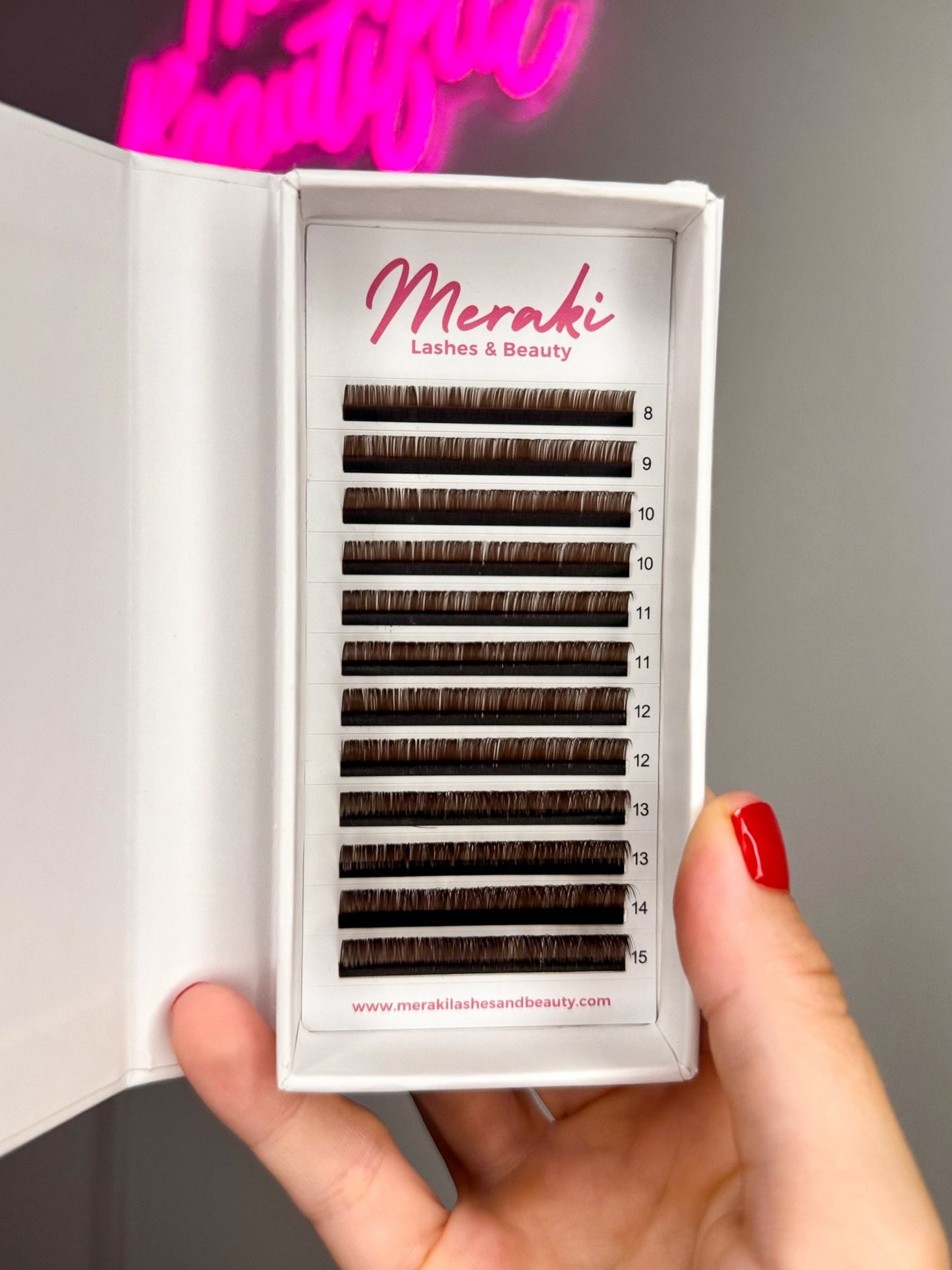 Black Brown 0.05 Volume Lashes - Meraki Lashes and Beauty