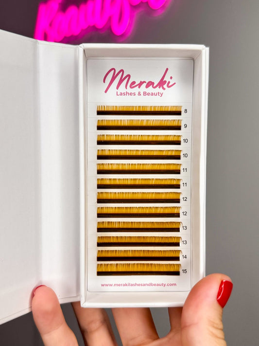 Blonde 0.05 Volume Lashes - Meraki Lashes and Beauty