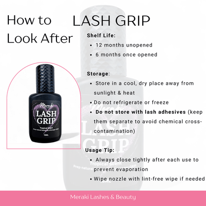 Meraki Lash Grip Primer | Prep for Stronger Retention - Meraki Lashes and Beauty