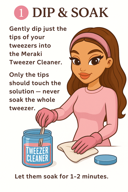 Lash Liquids - Cleanser, Prolong & Tweezer Cleaner - Meraki Lashes and Beauty