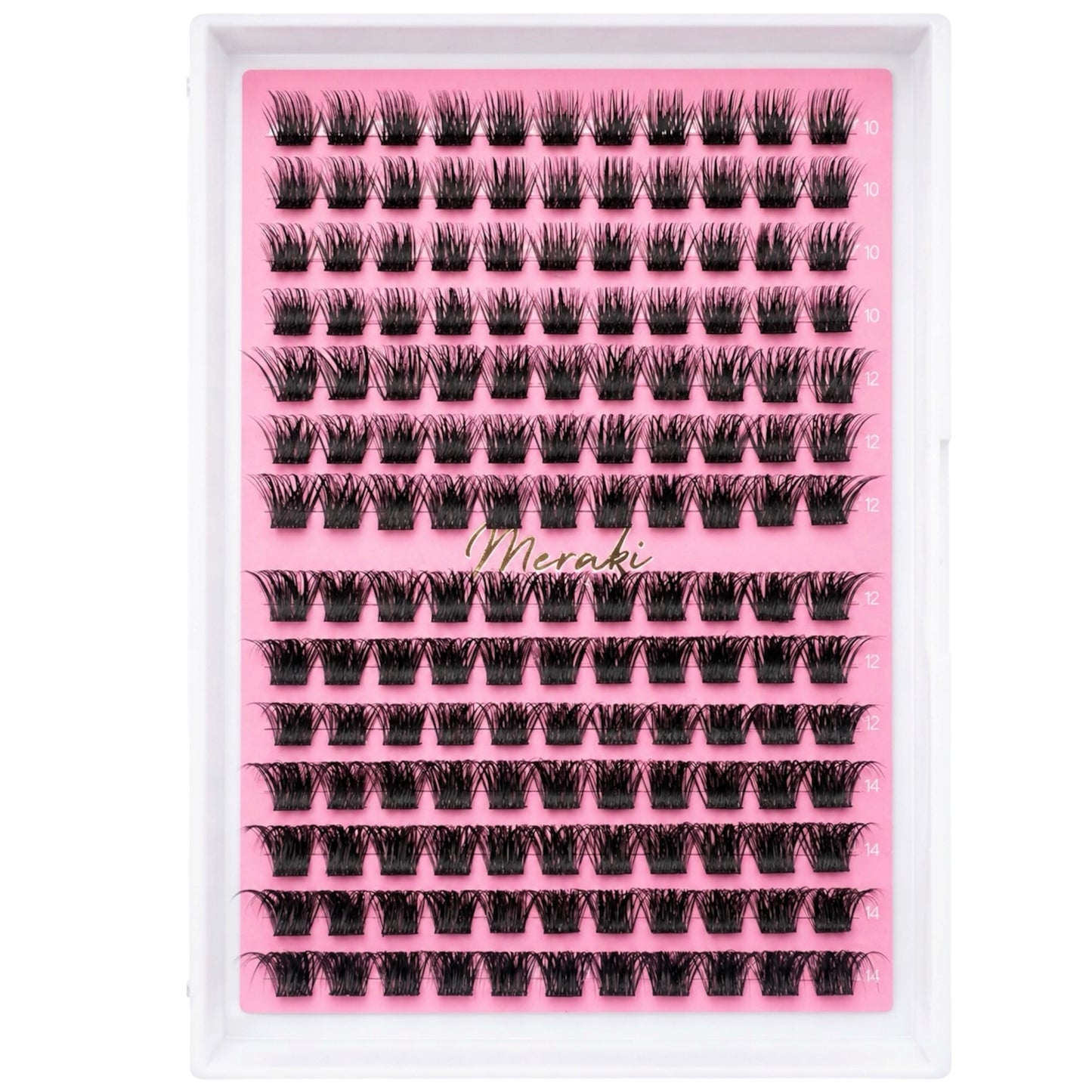 Cali - DIY Mega Tray 10 - 14mm Mixed Tray Only - Meraki Lashes and Beauty